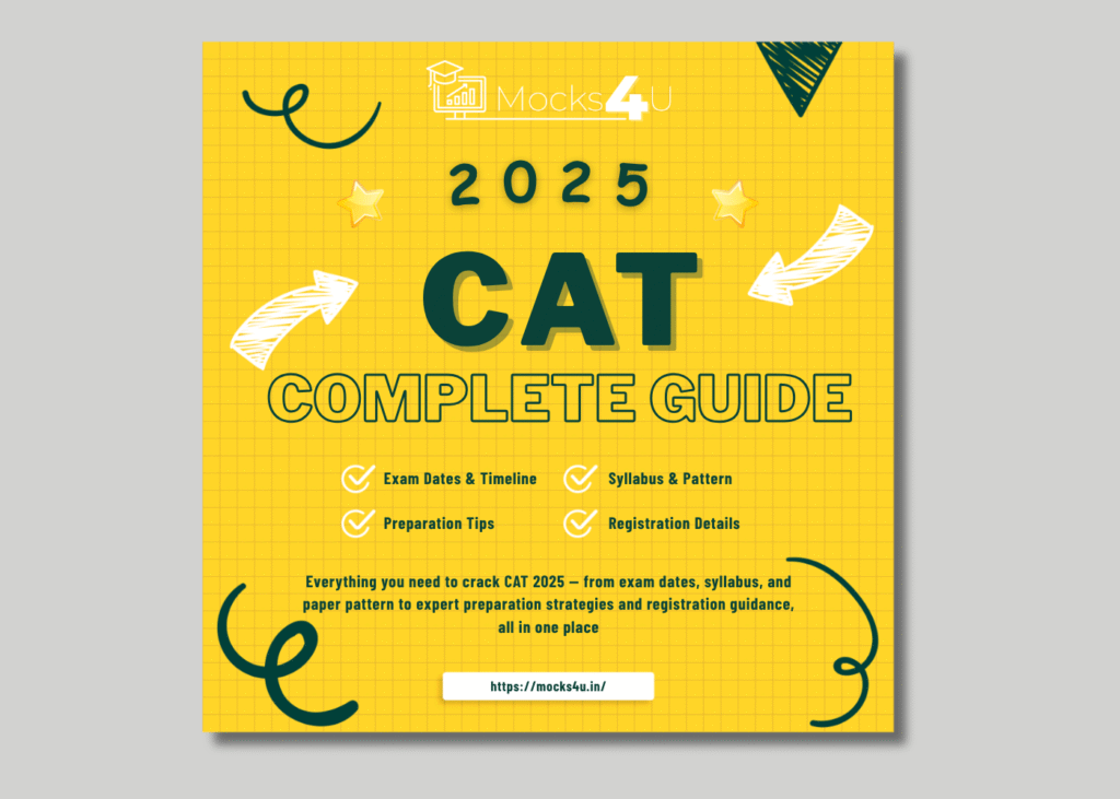 CAT 2025 complete guide with exam dates, syllabus, pattern, preparation tips, and registration details