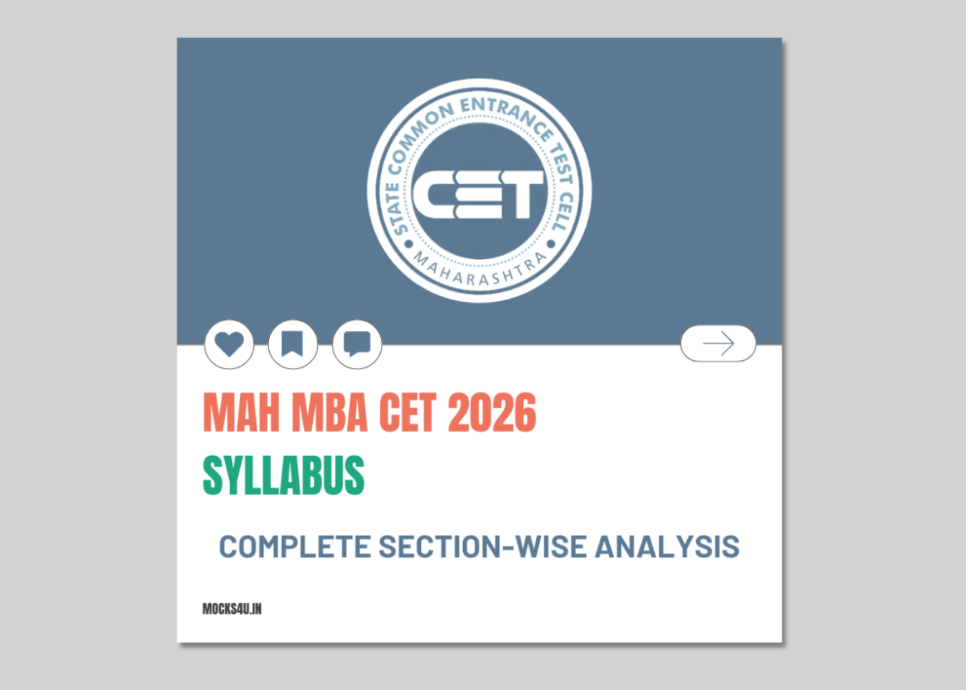MAH MBA CET 2026 Syllabus – Complete Topic-wise Guide